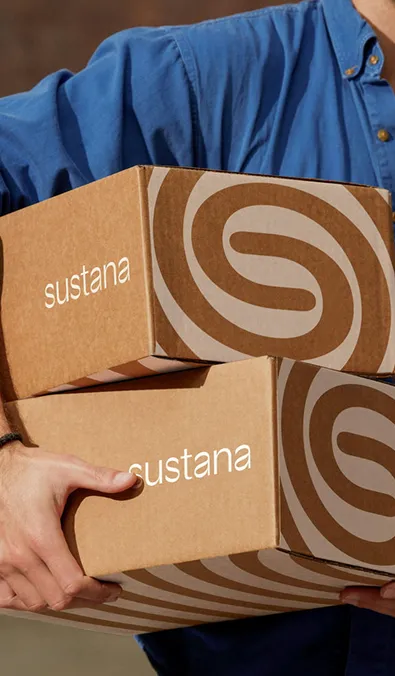 Sustainable custom corrugated cardboard packaging boxes
